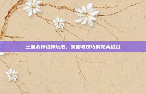 三国杀界貂蝉玩法,策略与技巧的完美结合