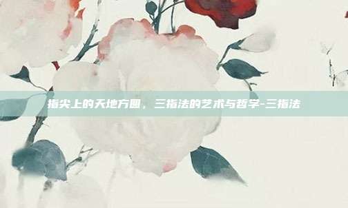 指尖上的天地方圆,三指法的艺术与哲学-三指法