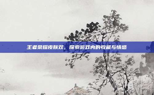王者荣耀皮肤双,探索游戏内的收藏与情感