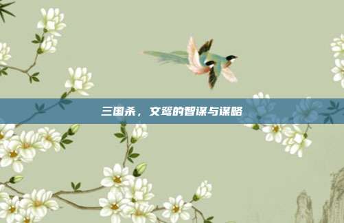 三国杀,文鸳的智谋与谋略