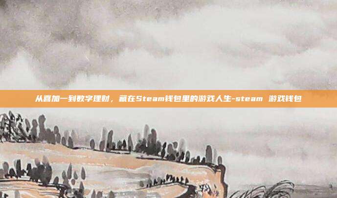 从喜加一到数字理财，藏在Steam钱包里的游戏人生-steam 游戏钱包
