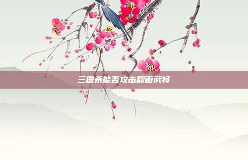 三国杀能否攻击翻面武将