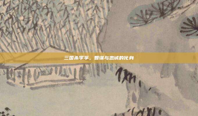 三国杀李孚,智谋与忠诚的化身