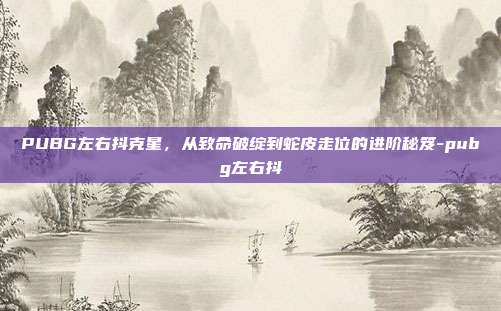 PUBG左右抖克星，从致命破绽到蛇皮走位的进阶秘笈-pubg左右抖