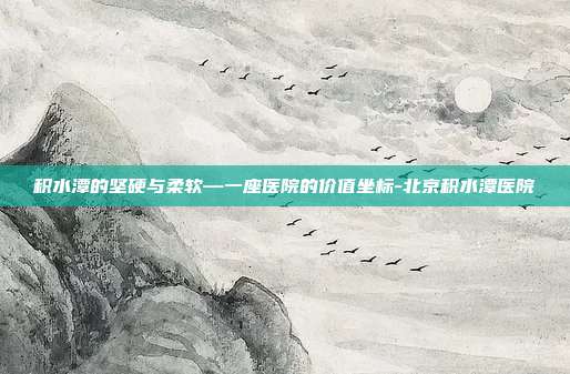 积水潭的坚硬与柔软—一座医院的价值坐标-北京积水潭医院