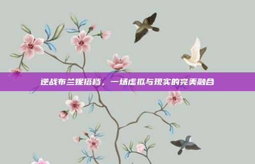 逆战布兰妮搭档,一场虚拟与现实的完美融合