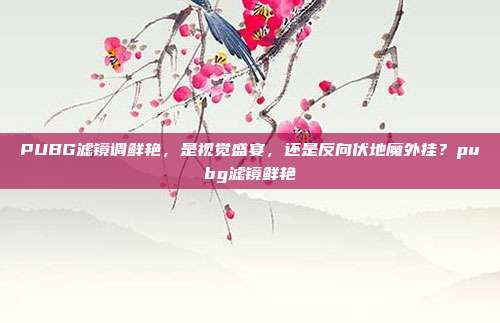 PUBG滤镜调鲜艳，是视觉盛宴，还是反向伏地魔外挂？pubg滤镜鲜艳