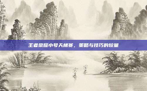 王者荣耀小号天梯赛,策略与技巧的较量