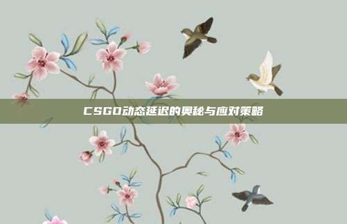 CSGO动态延迟的奥秘与应对策略