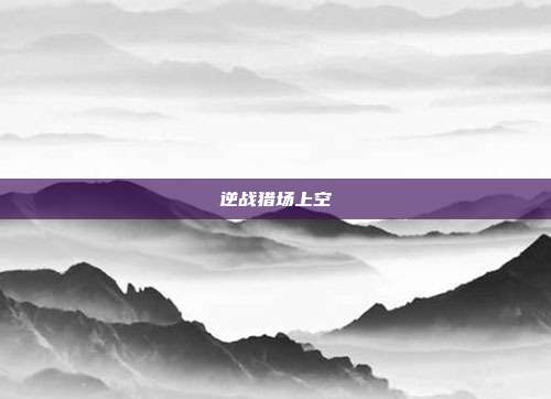 逆战猎场上空