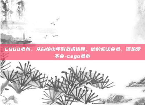 CSGO老布，从白给少年到战术指挥，他的枪法会老，但热爱不会-csgo老布