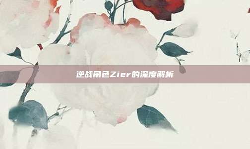 逆战角色Zier的深度解析
