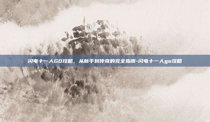 闪电十一人GO攻略,从新手到传奇的完全指南-闪电十一人go攻略