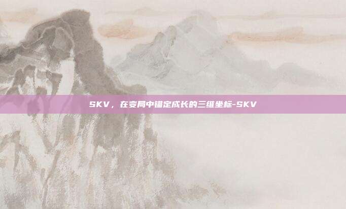 SKV,在变局中锚定成长的三维坐标-SKV