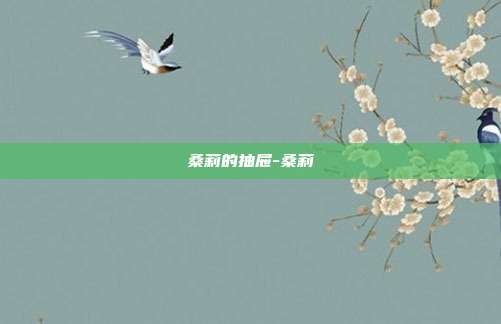 桑莉的抽屉-桑莉