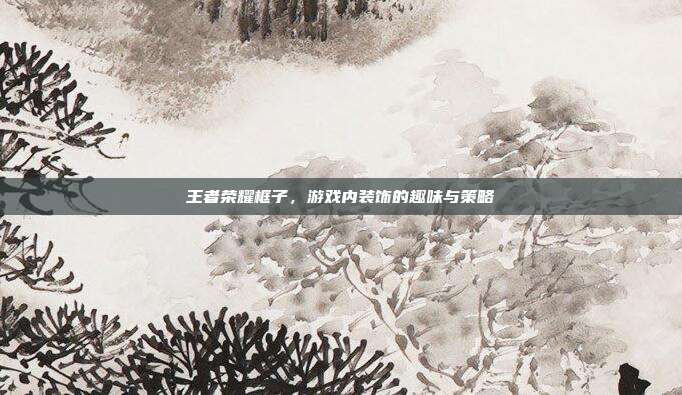 王者荣耀框子,游戏内装饰的趣味与策略