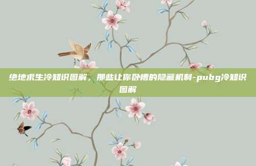 绝地求生冷知识图解，那些让你卧槽的隐藏机制-pubg冷知识图解