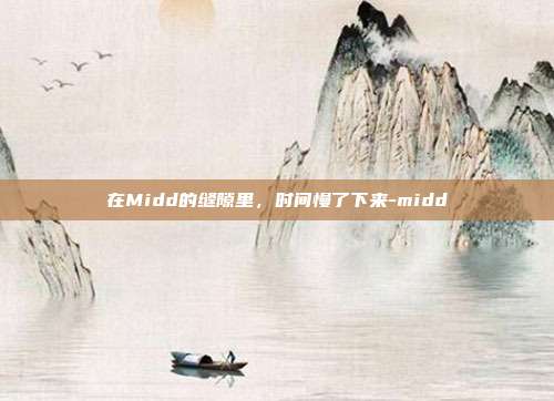 在Midd的缝隙里,时间慢了下来-midd