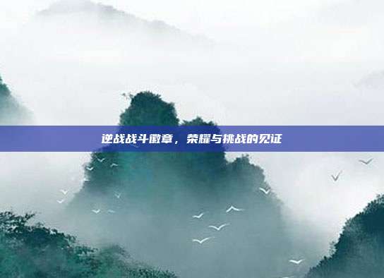 逆战战斗徽章，荣耀与挑战的见证