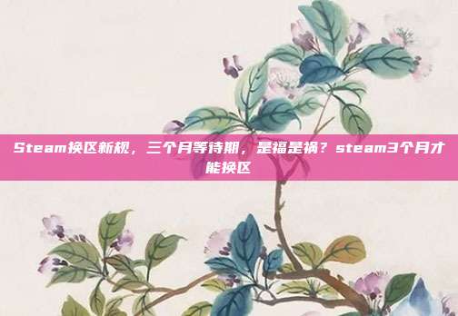 Steam换区新规,三个月等待期,是福是祸?steam3个月才能换区