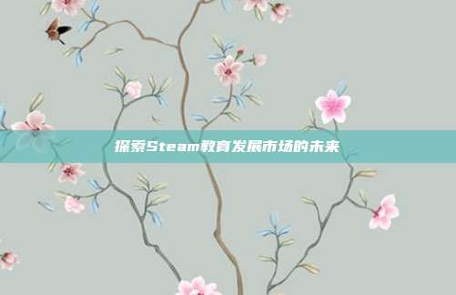 探索Steam教育发展市场的未来