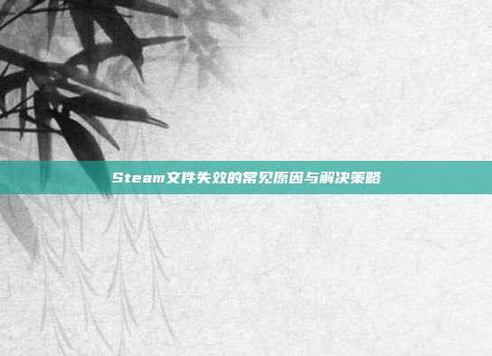 Steam文件失效的常见原因与解决策略