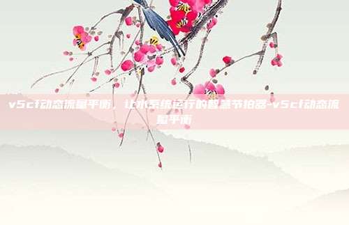 v5cf动态流量平衡,让水系统运行的智慧节拍器-v5cf动态流量平衡