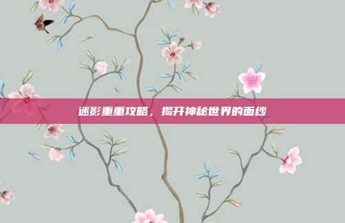 迷影重重攻略，揭开神秘世界的面纱
