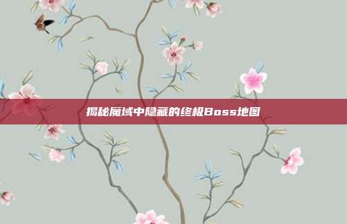 揭秘魔域中隐藏的终极Boss地图