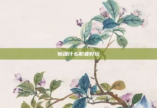 斩魂什么职业好玩