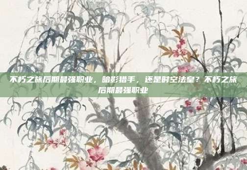 不朽之旅后期最强职业,暗影猎手,还是时空法皇?不朽之旅后期最强职业