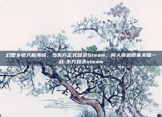 幻想乡驶入新海域，当东方正式登录Steam，同人奇迹迎来关键一战-东方登录steam