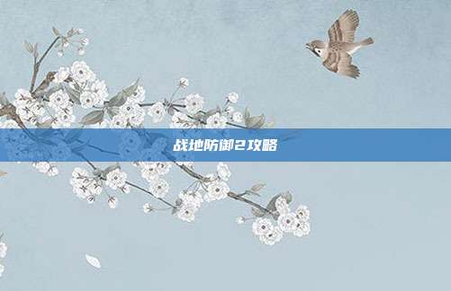 战地防御2攻略