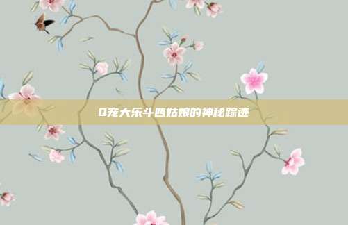 Q宠大乐斗四姑娘的神秘踪迹