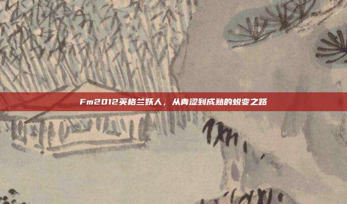 Fm2012英格兰妖人,从青涩到成熟的蜕变之路