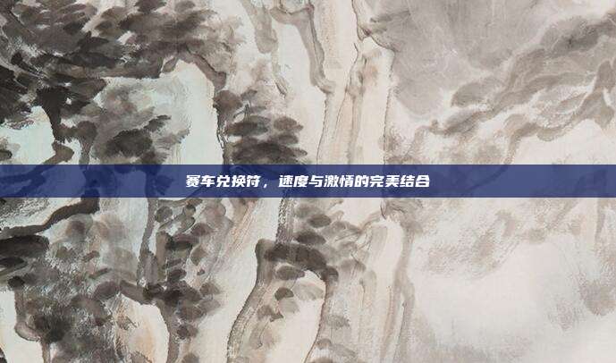 赛车兑换符，速度与激情的完美结合