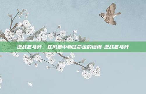 逆战套马杆，在风暴中勒住命运的缰绳-逆战套马杆