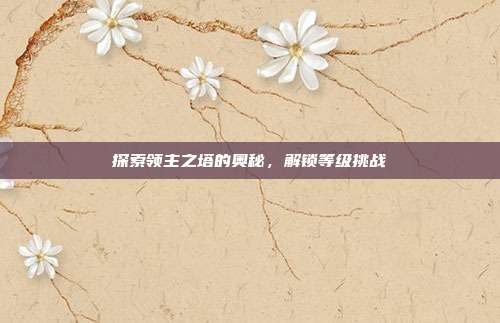 探索领主之塔的奥秘，解锁等级挑战