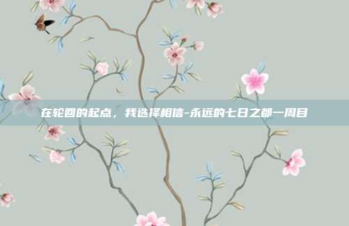 在轮回的起点,我选择相信-永远的七日之都一周目