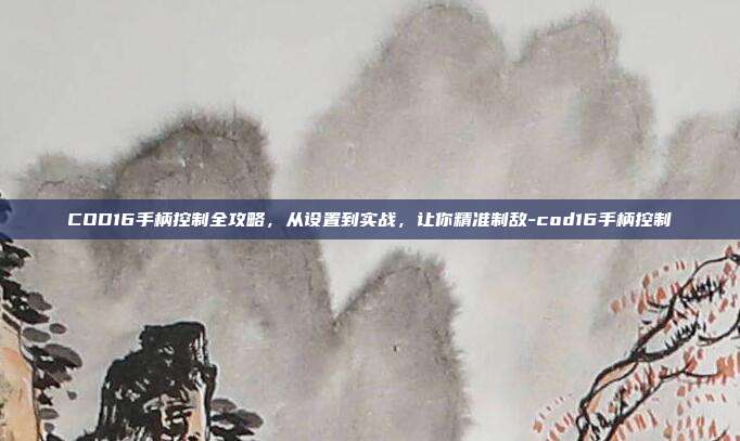 COD16手柄控制全攻略,从设置到实战,让你精准制敌-cod16手柄控制