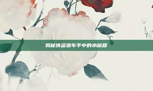 揭秘侠盗猎车手中的水秘籍