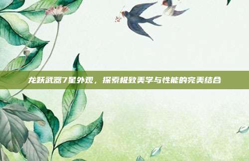 龙跃武器7星外观，探索极致美学与性能的完美结合