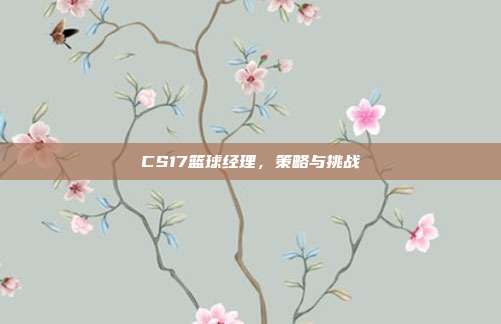 CS17篮球经理，策略与挑战