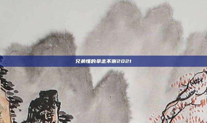兄弟懂的拿走不谢2021