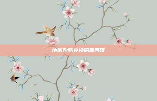 地铁跑酷兑换码墨西哥