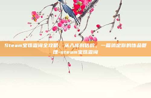 Steam宝珠查询全攻略，从入库到估价，一篇搞定你的饰品管理-steam宝珠查询