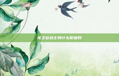 龙之谷战士转什么职业好
