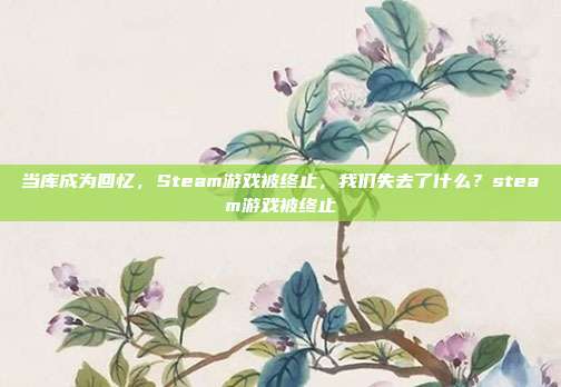 当库成为回忆，Steam游戏被终止，我们失去了什么？steam游戏被终止