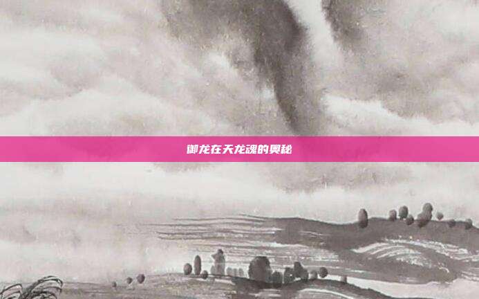 御龙在天龙魂的奥秘