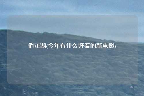 俏江湖(今年有什么好看的新电影)